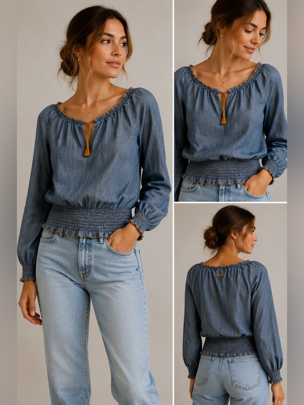 DKNY - Jeans Womens Top Shirt Small